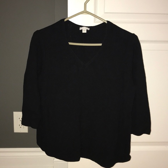 Black j.jill light sweater - size L - Picture 1 of 2